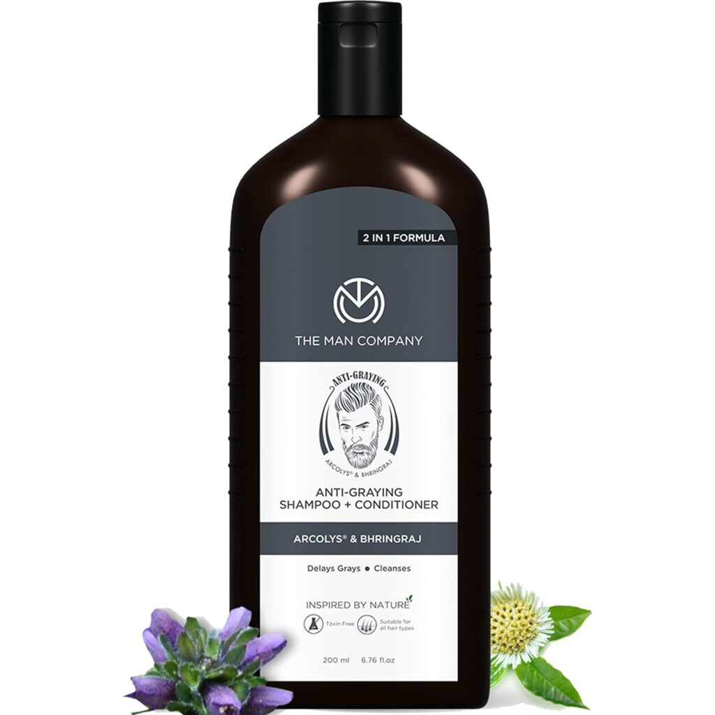 The Man Company - Anti-Graying Shampoo + Conditioner (200 Ml)