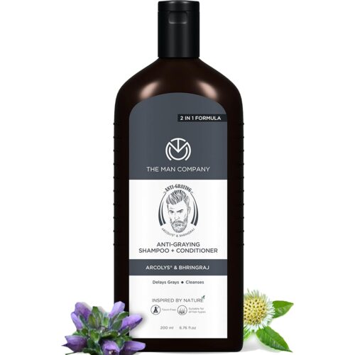 The Man Company - Anti-Graying Shampoo + Conditioner (200 Ml)