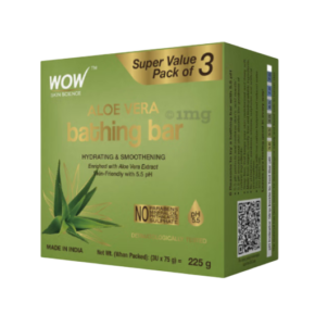 WOW – Aloe Vera Bathing Bar (3U X 75Gms)