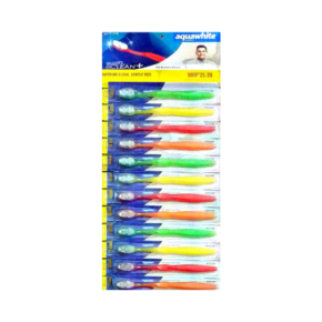 Aquawhite – Smart Clean + Toothbrushes (Pack Of 12)