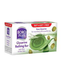 Boroplus – Glycerine Bathing Bar With Olive & Aloe Vera (5U X 125Gms)