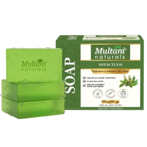 Multani Naturals – Neem Tulsi Soap (3U X 125Gms)